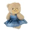 Lindo Colgante de Peluche de Oso con Falda Creativa Muñeca Accesorios para Bolsos Colgante Colgante para Mochila Escolar Decoración de Llavero