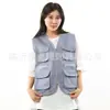 Chalecos hechos a medida de fábrica, Ropa de trabajo con impresión de logotipo, Chalecos reflectantes, Ropa de trabajo multibolsillos, Chalecos rojos