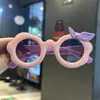 Gafas de Sol para Niños, Gafas de Sol para Niños, Lentes Lindos Anti-UV para Niñas, Gafas para Tomar Fotos, Flores Lindas con Lazo para Jugar