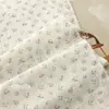Patrón de Rayas Caladas Algodón Puro Estilo Coreano Fresco Tela Grado A para Cortinas de Madre y Bebé, Camisas y Vestidos