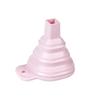 Embudo retráctil plegable pequeño de silicona para drenaje de aceite doméstico, embudo pequeño para aceite líquido, escurridor de aceite.