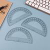 Transportador Transparente de 180 grados Ps Regla Semicircular Herramienta para Medir Ángulos Herramienta de Dibujo Transportador Semicircular de 6 pulgadas