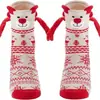 Nuevos Calcetines Navideños Populares de Amazon Transfronterizos Otoño e Invierno Algodón Calcetines Magnéticos de Moda Calcetines de Media Pantorrilla Fabricante