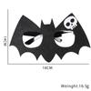 Óculos Decorativos de Halloween Transfronteiriços, Fantasias para Festa do Festival dos Fantasmas, Adereços Divertidos para Fotos, Armações de Óculos de Caveira Diabo Fantasma