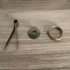 Caixa de Presente com Alça Minimalista Estilo Vintage, Nova Alça de Gaveta Bronze Antigo Estilo Chinês, Alça de Porta de Móveis, Alça de Anel de Ferro para Ferragens