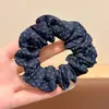 Scrunchie de cetim plissado estilo coreano para mulheres, novo modelo 2026, alta elasticidade, prendedor de cabelo durável, faixa de cabelo, acessório de cabelo elástico