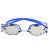 Venta al por mayor de fábrica gafas de natación de silicona coloridas galvanizadas HD impermeables antivaho montura grande unisex gafas de competición