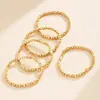 Moda Europea y Americana Transfronteriza Más Vendida Personalidad Simple Joyería de Mano de Lujo Ligero Set de Pulseras para Mujer