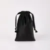 Bolsas de terciopelo con cordón en stock al por mayor, Bolsas de terciopelo con cordón para empaque de joyería, Bolsas de terciopelo de almacenamiento a prueba de polvo para accesorios