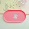 Linda Bandeja de Bocadillos para el Hogar Labubu Mesa de Comedor Escupidera Bandeja para Guardar Fruta Bandeja para Taza de Té