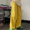 Pantalones casuales de secado rápido Dopamina para mujer, estilo veraniego fino de moda, pantalones largos rectos de pierna recta, holgados, adelgazantes, de cintura alta, transfronterizos europeos y americanos