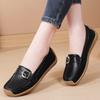 Sapatos Femininos de Tamanho Grande Transfronteiriços, Sapatos Slip-On de Solado Macio, Sapatos Casuais Confortáveis, Sapatos Mocassim Versáteis, Sapatos para Mães, Mocassins