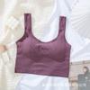 Decote Quadrado, Ombros Largos, Costas Bonitas Lingerie para Mulheres, Peito Envolto, Top Tubinho, Sutiã Sem Aro, Regata Esportiva, Roupas de Fora Tamanho Grande