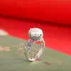 Anillo Hueco de Plata Tailandesa Vintage Estilo Chiba para Mujer con Perla Natural y Cuatro Garras, Anillo Ajustable y Versátil