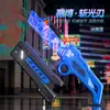 Venta Caliente Niño Rayo Fuego Espada Giratoria Espada Láser Doble Filo Giratorio Telescópica Sable de Luz Juguete para Niños Espada Luminosa para Niño