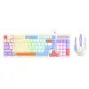 Set de teclado mecánico con cable y ratón Viper KM800, 98 teclas, para gaming, computadoras, laptops y uso de oficina