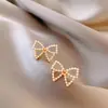 Pendientes de Plata de Ley 925 con Esmalte, Perla y Flor de Circonita para Mujer, Nuevo Modelo Popular, Pendientes Clásicos de Lujo de Alta Gama