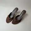 Primer Encuentro: Sandalias de Tacón Alto Minimalistas para Mujer para Uso en Exteriores, Punta Redonda, Punta Abierta, Chanclas de Verano, Tacón Fino, Sandalias de Tira