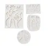 Molde de Silicone Folha Bordo Folha de Bordo DIY Folha Folha de Samambaia Folha de Bordo Decoração de Bolo Fondant Molde de Chocolate em Relevo