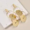 Pendientes Exagerados Transfronterizos Europeos y Americanos, Modernos y Elegantes, Pendientes Exagerados y con Estilo, Pendientes Sexys Personalizados, Venta Directa de Fábrica
