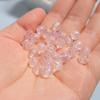 Primavera e Verão Transparente Glitter Azul Coração Borboleta Urso Pingente Fofo Feito à Mão Ins Contas Populares Mesmo Estilo DIY Contas Soltas