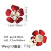 Botones de Mancuernilla Flor de Cinco Pétalos Imitación Perla de Madre Sentido de Alto Nivel Cruzados Set de Botones Decorativos Franceses Hebilla Grande para Ropa de Mujer