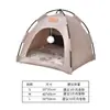 Casa tienda para mascotas, adecuada para todas las estaciones, cerrada, desmontable, portátil, plegable, impermeable para exteriores, casa para gatos y perros con protección solar