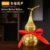 Latón Puro Calabaza Baifu Artesanía de Metal Oficina Sala de Estar Adornos Carácter Fu Cobre al por Mayor Calabaza de Cobre