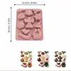 Los moldes de silicona navideños más vendidos de Amazon para pasteles y mousse, fáciles de desmoldar, venta al por mayor del fabricante de herramientas para hornear navideñas