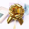 Transfronteiriço 30 # médio filme aluminizado tridimensional bola flor de Natal presente de feriado embalagem mão puxar flor fita fabricante