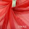 Venta al por mayor Flor de Hielo Hilo Catiónico Arrugado Textura de Tela Brillante Hanfu Estilo Antiguo Ropa de Rendimiento Falda Tela de Organza