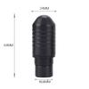 Mini pistola de masaje de silicona para el hogar, relajante muscular, fascia, cabeza de pistola de masaje para fitness, palo de masaje, material PP, accesorios