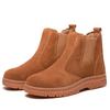 Los Soldadores Pueden Usar Zapatos de Seguridad Antiescaldado para Hombre con Punteras de Acero, Antimpacto, Antipenetración, Zapatos de Trabajo de Caña Alta de Verano Específicamente para Soldadura