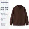 Sudadera de Manga Larga tipo Waffle con Logo Bordado Personalizado Chaqueta Cardigan con Cremallera Ropa de Trabajo para Equipos Corporativos Camisa Cultural
