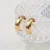 Design de Fábrica Fonte Brincos de nicho de luxo em forma de C estilo Europeu e Americano brincos elegantes simples brincos da moda em estoque