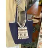 Bolsa Tote de Lã de Cordeiro Estilo Étnico Retrô para Mulheres, Nova Bolsa de Mão de Grande Capacidade Dupla Face, Bolsa de Pelúcia Estilo Preguiçoso
