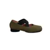 3051-1 Zapatos Casuales Vintage Ivy Estilo Mori Parte Superior de Viscosa Primera Capa de Piel de Vaca Punta Cuadrada Estilo Coreano Zapatos para Mujer