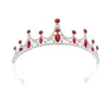 Acessório de Cabeça Coroa Amazon Transfronteiriço Faixa de Cabeça de Aniversário Coroa de Rainha Strass Barroco Europeu e Americano Coroa de Cabelo de Noiva Vestido