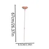 Estaca de Hierro Vintage Hoja de Loto para el Suelo Adorno Decorativo para Patio Exterior Jardín Alimentador de Pájaros Metálico con Forma de Flor