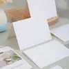 Cartão Dobrado Graffiti Pintado à Mão Kraft Espessado Branco Preto Cartão de Saudação Dobrável Cartão de Palavras Cartão de Presente Cartão de Ano Novo 2026