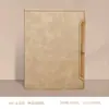 Set de regalo exclusivo de tapa dura transfronterizo, cuaderno para uso de negocios y oficina, notas de reuniones, cuaderno simple con banda elástica