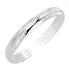 Pulseira da moda de folhas de árvore aberta banhada a prata nova noite rica Sutra do Coração fundo vento étnico Net Red live pulseira de pena