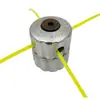 Cabeza de aluminio ranura simple cabeza de desbrozadora metal desbrozadora desbrozadora desbrozadora desbrozadora cuerda de desbrozadora línea ajuste M10 * 1.25