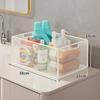 Estante de Almacenamiento para Baño, Gabinete Debajo del Lavabo del Baño, Cesta Móvil Multifuncional para Detergente de Lavandería de Pie al Lado de la Lavadora