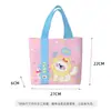 Nova Moda Desenho Animado Bolsa de Lona Grossa Bolsa de Ombro Bolsa de Estudante Bolsa de Armazenamento para Viagem de Primavera Bolsa de Lona Ins