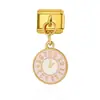 Pulsera Colgante Collar Serie Banderas Nacionales Transfronterizas Módulo Estilo Italiano Corazón Zodiaco Collar Anillo Pulsera
