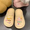Zuecos para Niñas para Uso en Exteriores, Zapatos Cerrados DIY para Estudiantes y Enfermeras, Sandalias de Playa Transpirables, Versátiles para Salir