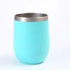 Taza de vacío de acero inoxidable 304 transfronteriza de alta apariencia, mini taza de cáscara de huevo de 12 oz, taza portátil simple de oficina.