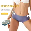 Calcinhas Menstruais Europeias e Americanas de Venda Quente Transfronteiriça, à Prova de Vazamentos, Cintura Média-Alta, Respiráveis, Tamanho Grande para Mulheres