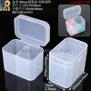 Caja de plástico transparente para accesorios de somier, caja de almacenamiento para piezas de baterías, caja de clasificación de herramientas
